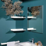 Laufen Frame 25 keretes tükör 60x70 cm, világítás nélkül, fényes alumínium H4474029001441 (H4474029001441)