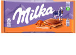 Milka alpesi tejcsoki karamellízű tejes krém és karamellás töltelék-100g