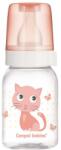 Canpol babies - Nyomtatott üveg Cute Animals 120 ml - rózsaszín