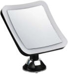 V-TAC tapadókorongos tükör beépített elemes LED világítással, fekete házzal, hideg fehér - SKU 6630 (6630)