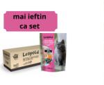 Leopold Paté de carne cu curcan pentru pisici 24x100g