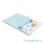 NEW BABY Babatakaró - Minky New Baby Maci kék 80x102 cm