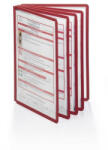 Durable Bemutatótábla panel, A4, 5 db/csomag, Durable Sherpa piros - toptoner