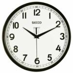 Secco Ceas de perete SECCO negru 24, 5 cm (S TS6019-17)