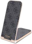 GUESS сгъваема индуктивна 2в1 15W черна 4G Pattern MagSafe (GUDCFAL4PEGK)