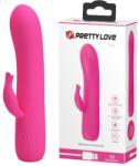 Pretty Love Vibrator Pretty Love Tim, 12 Moduri Vibratii, Silicon, USB, Roz, 15 cm Vibrator