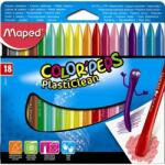 Maped Creion de grăsime 18 Maped Color`Peps PlasticClean triunghi 18 culori Materiale de scris Maped 862012 (862012)