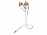 in-akustik STAR MP3 JACK-RCA (0.75m) JACK - 2x RCA Audio Cable