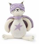 Picca Loulou Jucarie de plus din bumbac organic, Picca Loulou, Super-pisica Cathy, 25 cm (N00015071_001w)