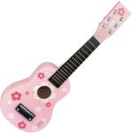 Vilac Chitara roz cu flori (DDV8305) Instrument muzical de jucarie