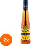 Metaxa Set 2 x Brandy Metaxa 5 Stele, 38%, 0.5 l (IPS-2xSPR-1002947)