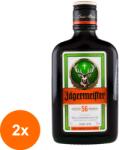 Jägermeister Set 2 x Lichior Digestiv Jagermeister 35%, 0.2 l