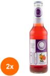 Solerosso Set 2 x Suc Bio Arancia Rossa si Mirtilio, Solerosso, 0.275 l