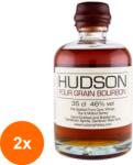 Hudson Set 2 x Whisky Hudson Four Grain Bourbon 0.35 l, 46%