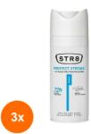 STR8 Set 3 x Deodorant Natural Spray Str8 Protect Xtreme, Barbati, 150 ml