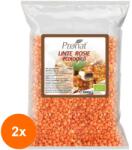 Pronat Foil Pack Set 2 x Linte Rosie Bio, 1000 g