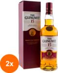 The Glenlivet Set 2 x Whisky The Glenlivet 15 Ani French Oak, 40%, 0.7 l