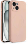 Haffner Apple iPhone 15 Plus szilikon hátlap - Silicone Mag Cover - rózsaszín - mobilehome