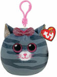 Ty Mini Squish-a-Boos plüss clip - Kiki a cica 8 cm (39565)