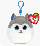 Ty Mini Squishy Beanie plüss clip - Slush a husky 8 cm (39562)