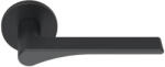 Maestro Design Iris körrozettás ajtókilincs garnitúra (matt fekete, cilinderes)