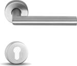 Maestro Design Thema Pro körrozettás ajtókilincs garnitúra (inox, cilinderes)