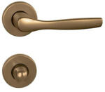 Maestro Christie körrozettás ajtókilincs garnitúra (F4 bronz, toalett)