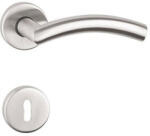 Maestro Design Arco Pro körrozettás ajtókilincs garnitúra (inox, kulcslyukas)