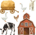 Pastelowe Falmatrica - Farm állatok 2. változat