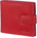 La Scala Piros bőr pénztárca külső kapoccsal La Scala (adc 11 red)