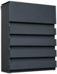 KRONBERG Cutie postala Kronberg® TAMPA 340x266x100 mm antracit