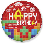 Boldog Születésnapot Happy Birthday Bricks fólia lufi 48 cm