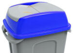 PLANET Hippo hulladékgyűjtő szemetes FEDÉL, műanyag, kék, 50L (ADUP220KX)