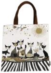 Fridolin Textil bevásárló táska - Rosina Wachtmeister: Cats Sepia
