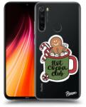 Picasee Husă neagră din silicon pentru Xiaomi Redmi Note 8T - Hot Cocoa Club