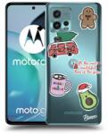 Picasee Husă transparentă din silicon pentru Motorola Moto G72 - Christmas Stickers