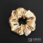GR80 Arany szín? szatén selyem hajgumi, scrunchie