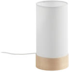 Kave Home Fehér pamut asztali lámpa Kave Home léc (LF-AA1308J05)
