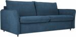 Micadoni Kék zsenília kanapé MICADONI Dalida 186 cm (MIC_3SF_107_F1_DALIDA5)