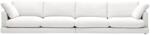 Kave Home Fehér szövet négyszemélyes kanapé Kave Home Gala 390 cm (LF-S821_70_SE05)