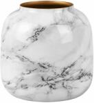 Time for home Fehér márvány fém váza Melias L 18 cm (PT3821WH)