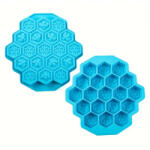 Edman Forma pentru cuburi de gheata Edman Honey, silicon, albastru