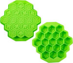 Edman Forma pentru cuburi de gheata Edman Honey, silicon, verde