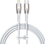 Baseus Cablu de date USB-C la Lightning Baseus Glimmer, 20W, 1m (alb) CADH000002