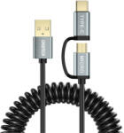 Choetech Cablu de date USB 2in1 Choetech USB-C / Micro USB, (negru) XAC-0012-101BK