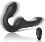 Ibiza Strapless Vibrator with Remote Control Push Button Black