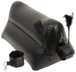 Dark Magic Inflatable Love Cushion for Couples with Cuffs Black