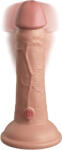 Pipedream King Cock Elite 6" Vibrating Silicone Dual Density Cock Light