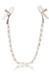 California Exotics Crystal Chain Nipple Clamps Silver