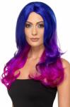 Fever Fashion Ombre Wig Wavy Long Blue & Pink 48906